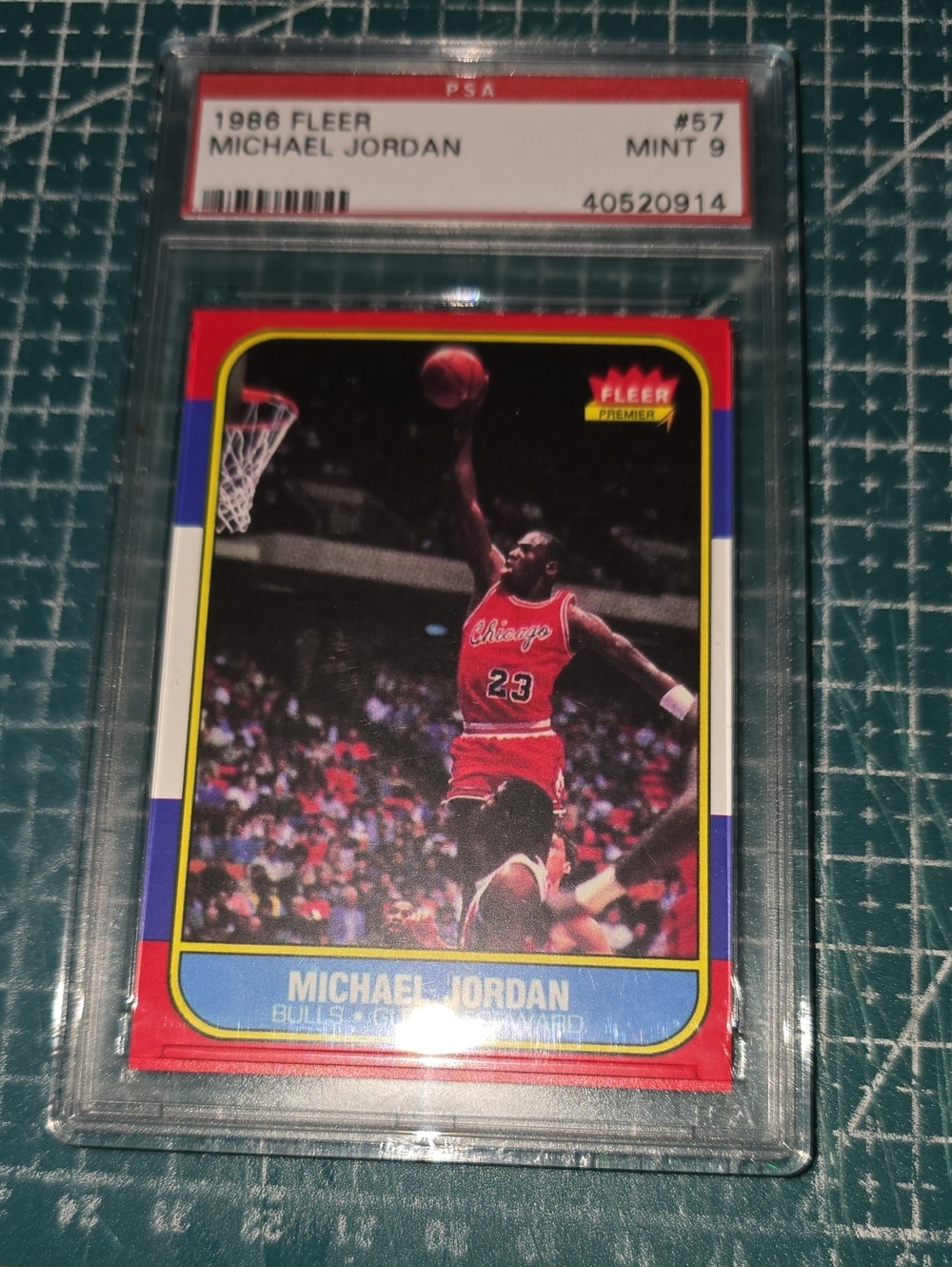 1986 Fleer Michael Jordan #57 PSA 9 Basketball